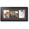 ArtToFrames Collage Photo Picture Frame with 3 - 5x7 inch Openings, Framed in Black with Over 62 Mat Color Options and Plexi Glass (CSM-3926-114)